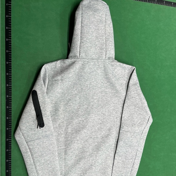 Nike Men's Gray Nike Tech Zip-Up - Picture 2 of 4